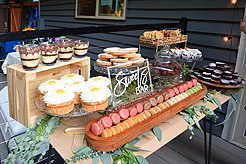 A GARDEN WEDDING RECEPTION